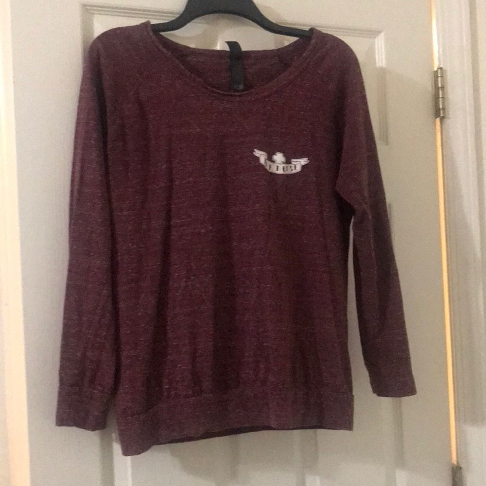 Maroon long sleeve Ink Nurse shirt